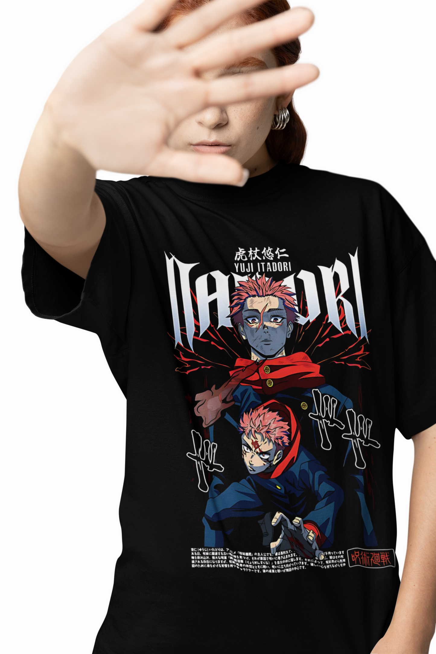 Itadori Oversized T-Shirt – Perfect Anime Streetwear Fashion
