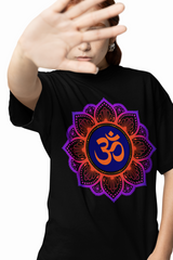 Mandala Om Oversized T-Shirts