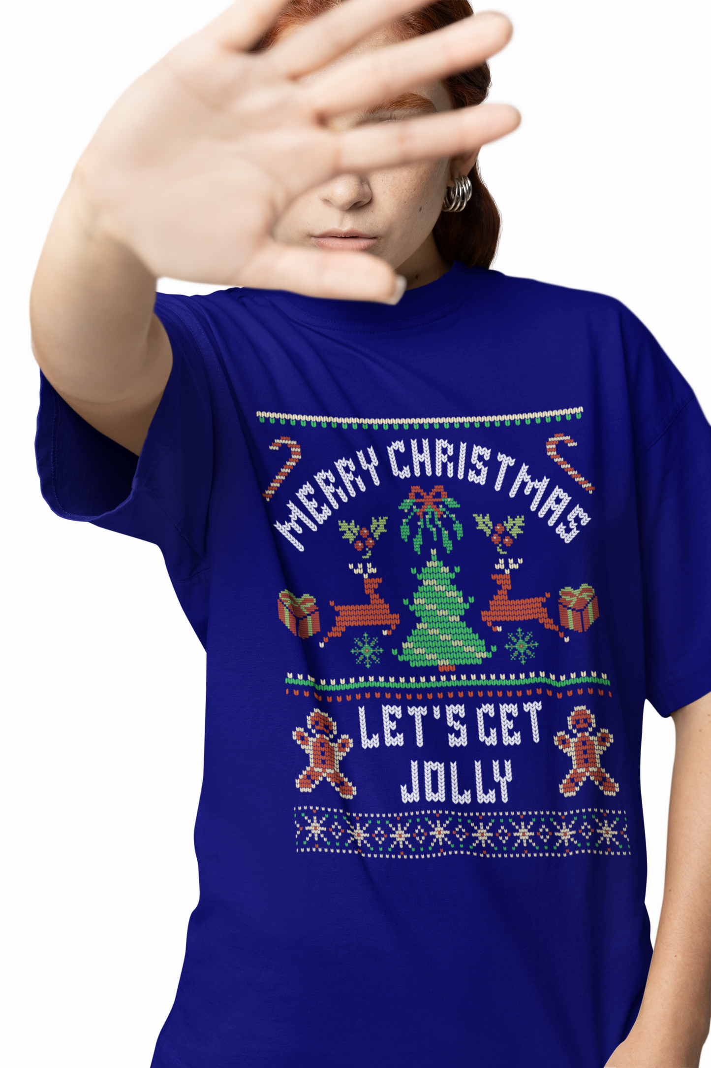 Let's Get Jolly Oversized T-Shirts