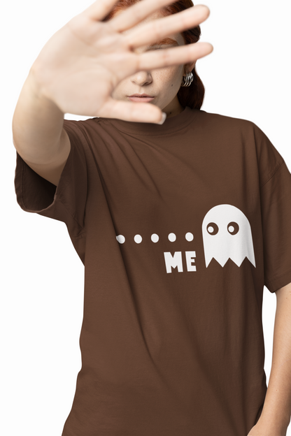 Ghost Graphic Oversized T-Shirts – Trendy Cartoon Style