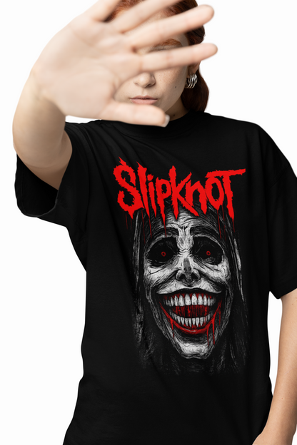 Slipknot Black Oversized T-Shirts – Heavy Metal Streetwear
