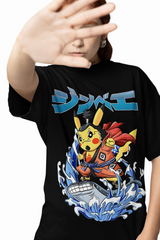Pikachu Jinbe Oversized T-Shirts