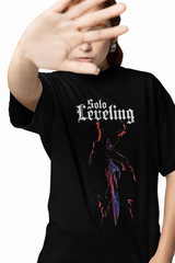 Solo Leveling Shadow Oversized T-Shirts