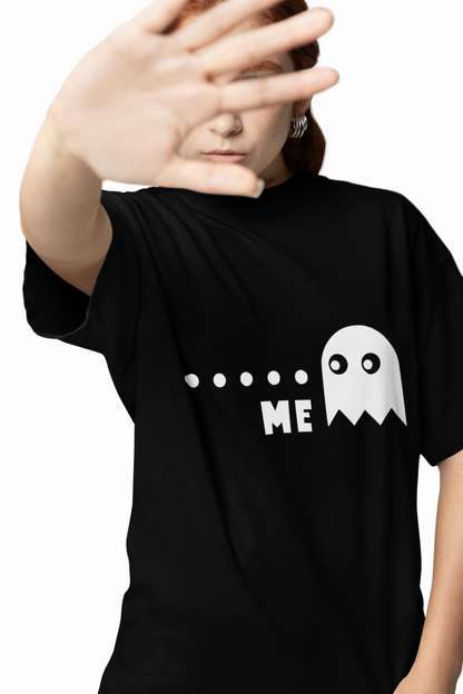 Ghost Graphic Oversized T-Shirts – Trendy Cartoon Style