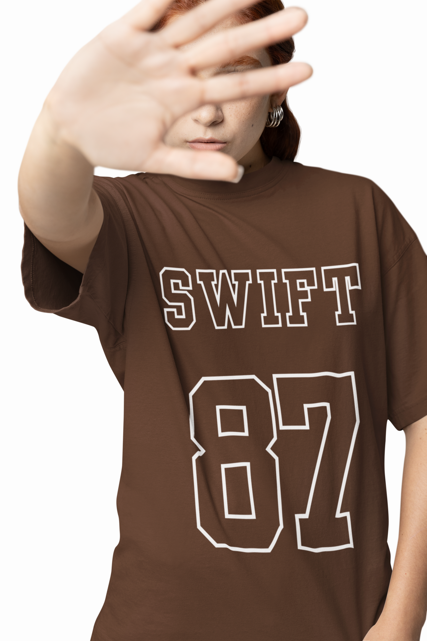 Taylor Swift's 87 Graphic Oversized T-Shirt Fans Style Tees