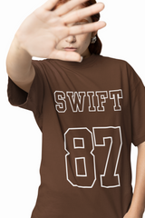 Taylor Swift's 87 Graphic Oversized T-Shirt