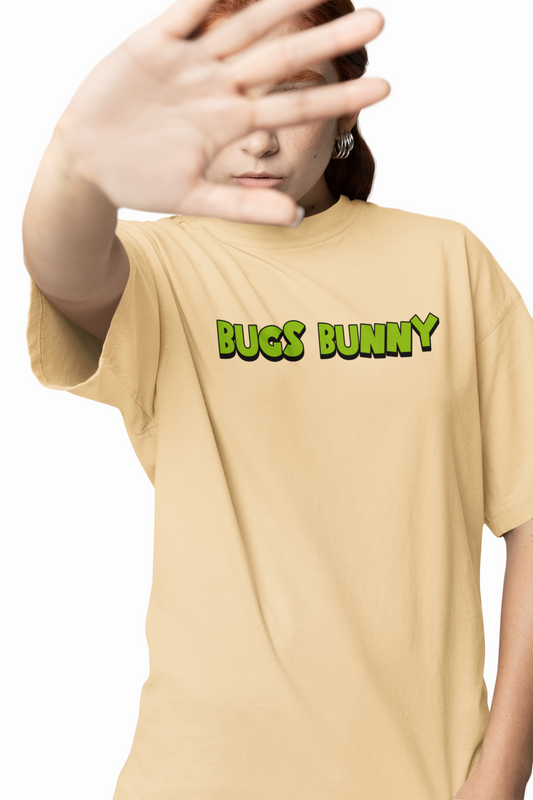 Bunny Bugs Cartoon Oversized T Shirt Fun Anime Graphic Tee
