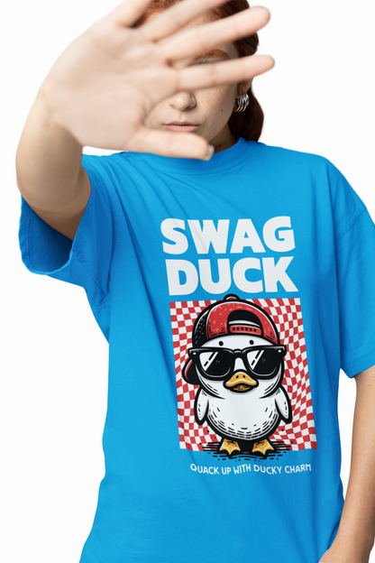 Swag Duck Oversized T-Shirt for Fun Casual Streetwear Looks