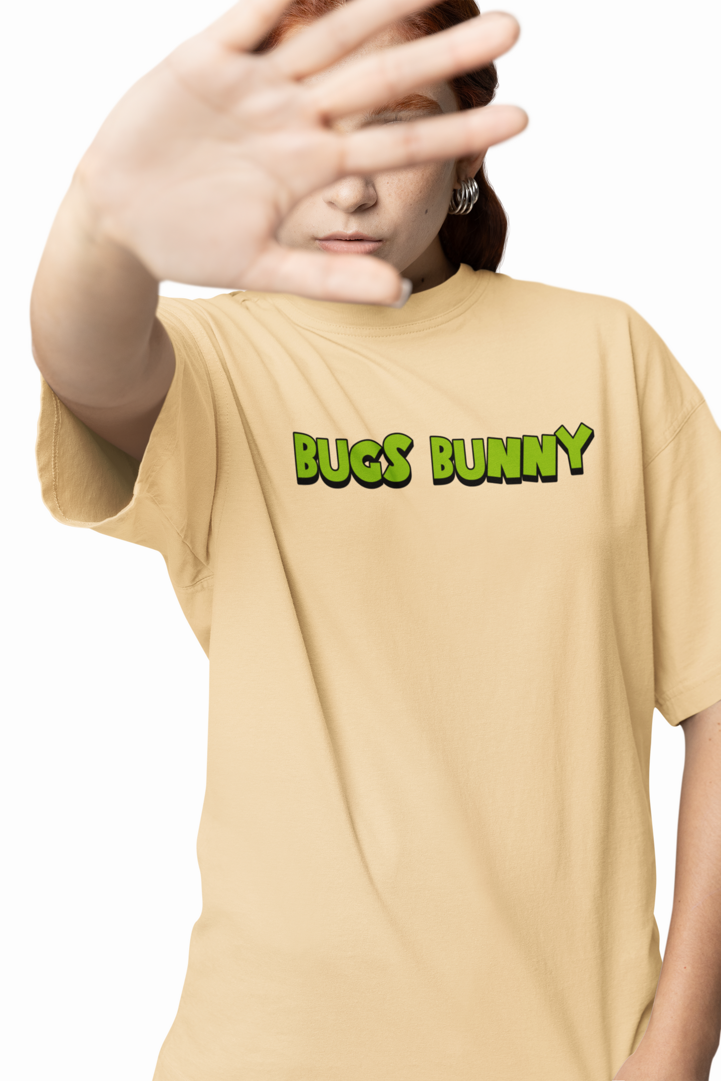 Bunny Bugs Cartoon Oversized T Shirt Fun Anime Graphic Tee