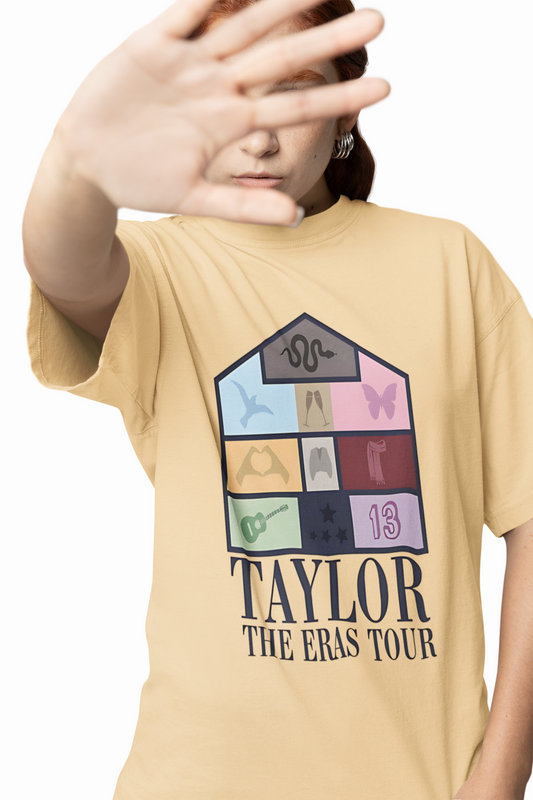Taylor The Eras Tour Oversized T-Shirt Fan Streetwear Style