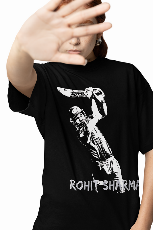 Rohit Sharma Oversized T-Shirts for Stylish Cricket Fanwear