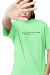 Harmony Of Bird Oversized T-Shirt