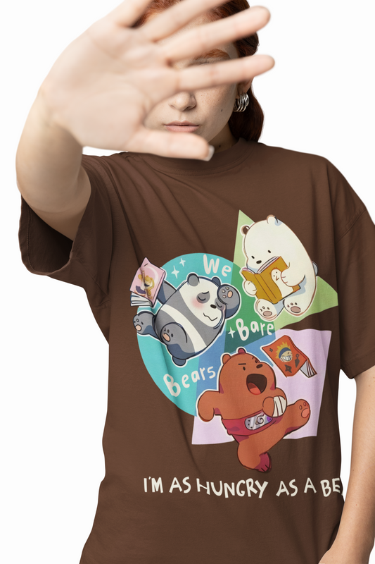 Hungry Bare Oversized T-Shirt Bold Streetwear Style