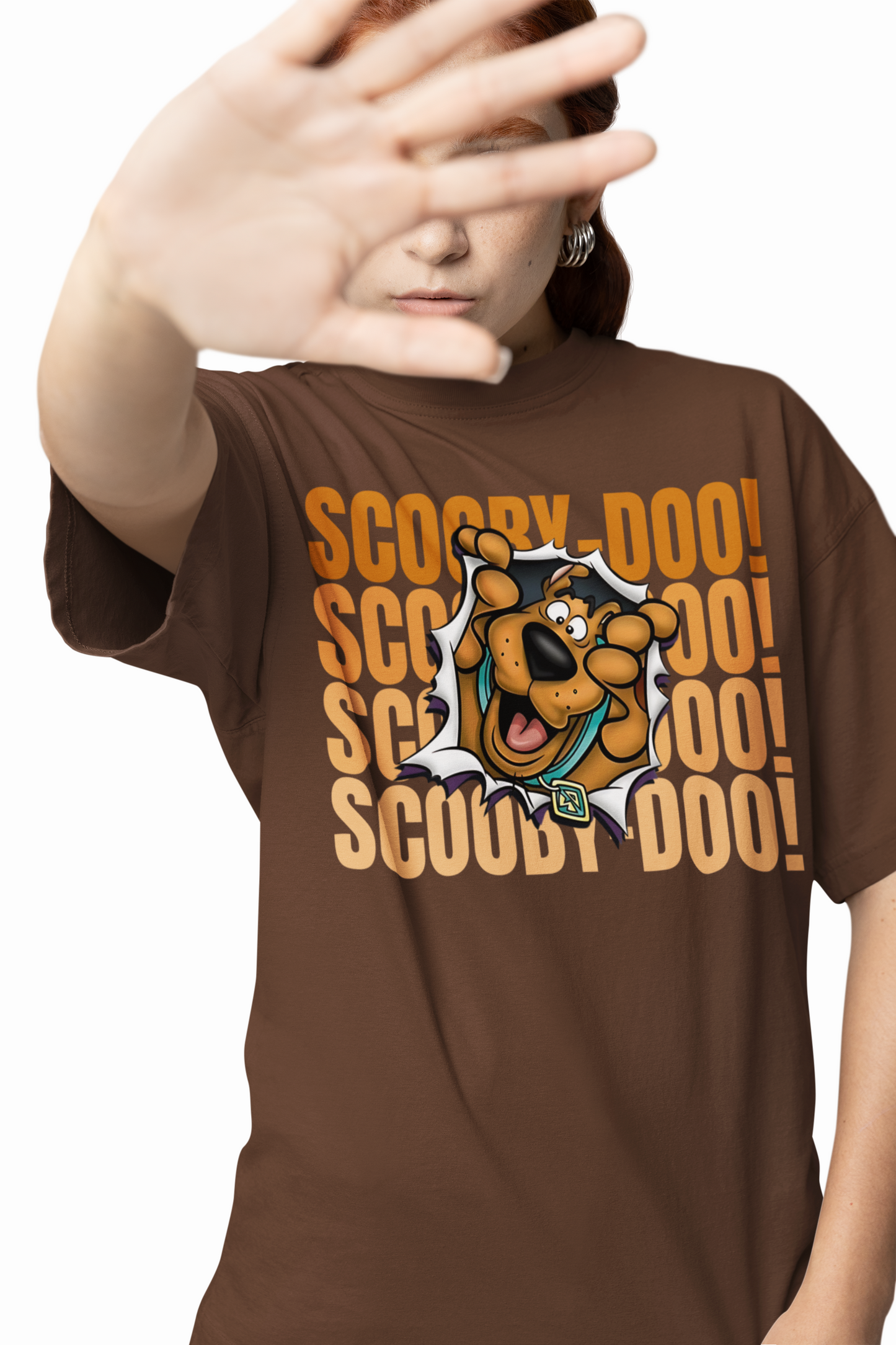 Scooby Doo Cartoon Oversized T-Shirt Trendy Cartoon Streetwear