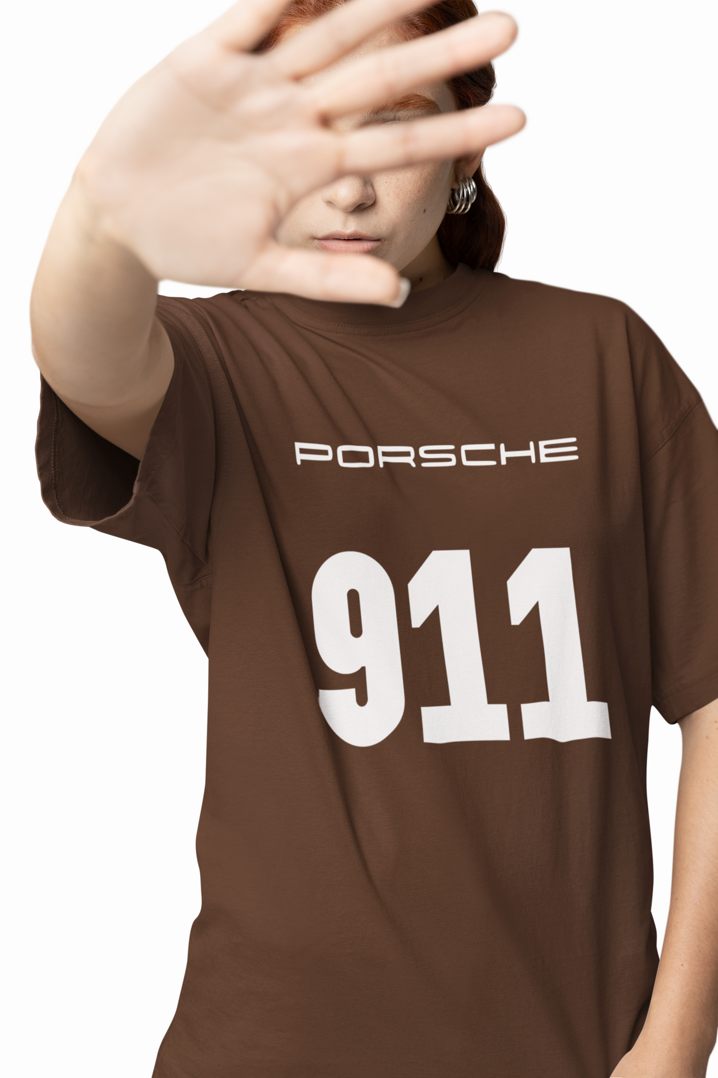 Porsche 911 Oversized T-Shirt for Racing Streetwear Style Tee