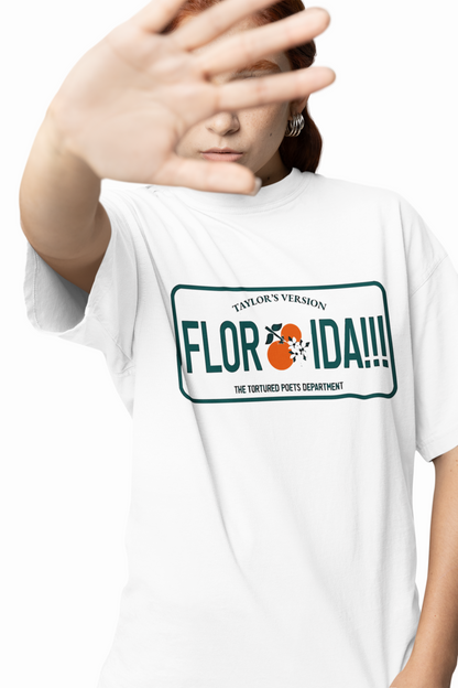 Florida Graphic Oversized T-Shirt Relaxed Fit Casual Wear