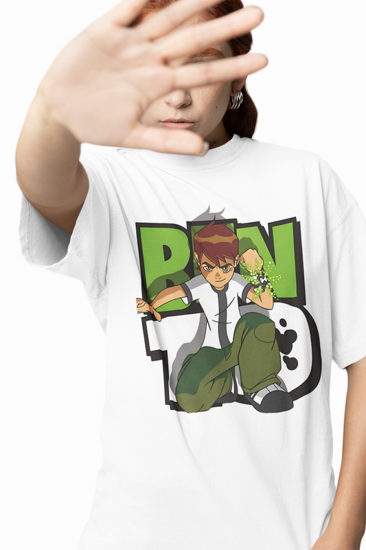 Ben 10 Year Old Boy Oversized T-Shirts