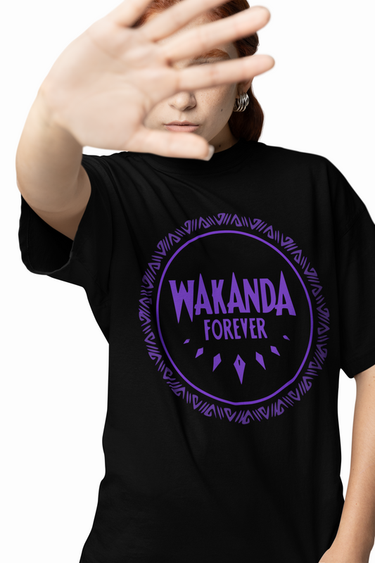 Wakanda Forever Oversized T-Shirts