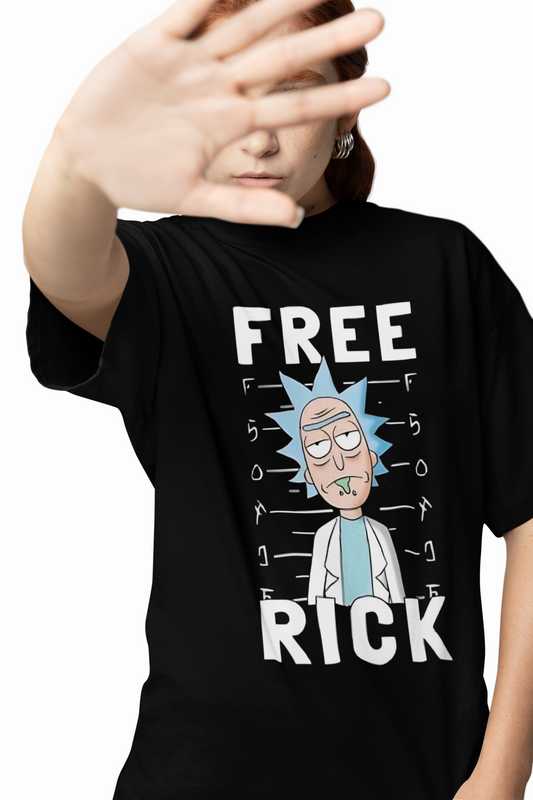 Free Rick Oversized T-Shirts – Stylish Graphic Streetwear