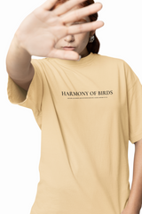 Harmony Of Bird Oversized T-Shirt