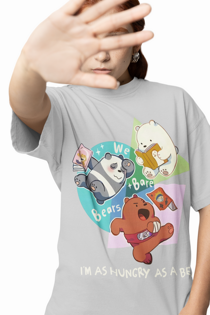 Hungry Bare Oversized T-Shirt Bold Streetwear Style
