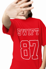 Taylor Swift's 87 Graphic Oversized T-Shirt