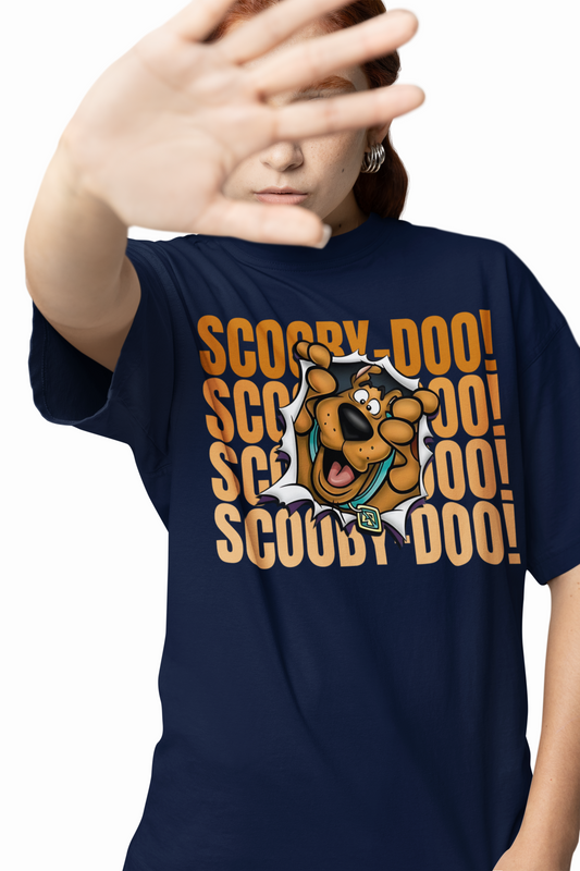 Scooby Doo Cartoon Oversized T-Shirt Trendy Cartoon Streetwear
