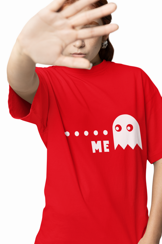 Ghost Graphic Oversized T-Shirts