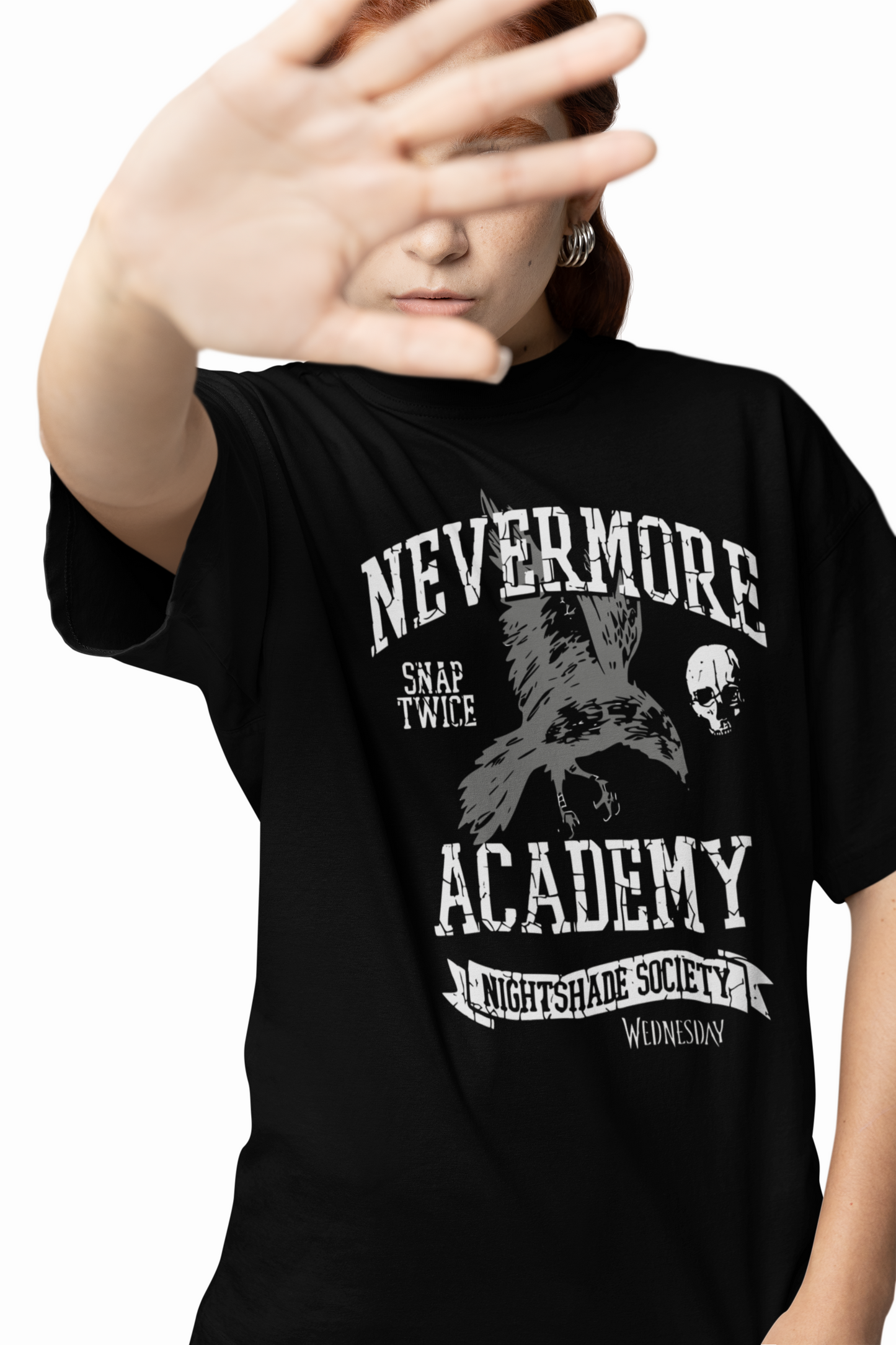 Nightshade Society Oversized T-Shirt Bold Streetwear Graphic