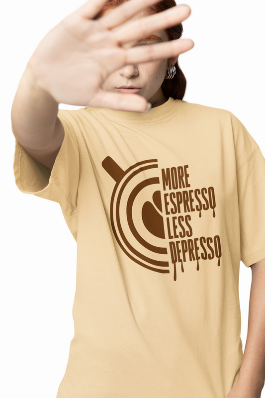 More Espresso Oversized T-Shirts