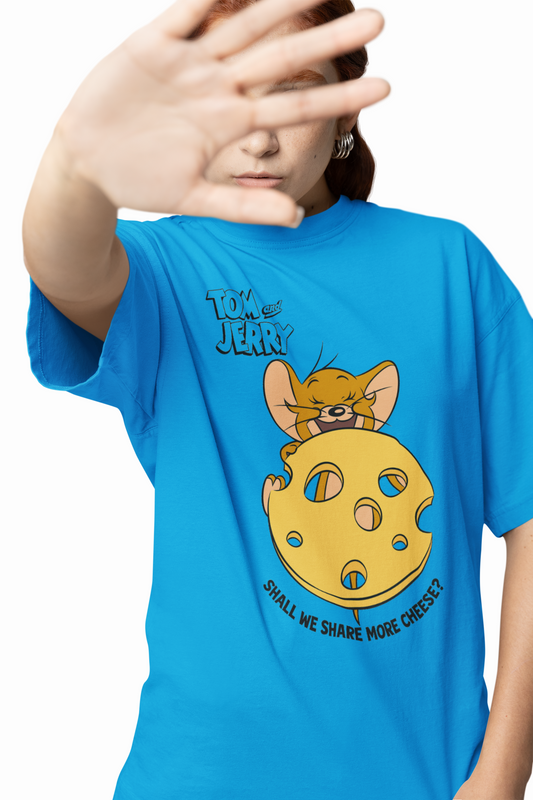 More Cheese Oversized T-Shirt – Fun & Comfy Streetwear