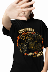 Choppers Hell Oversized T-Shirts