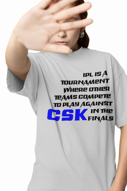 Csk Finals Oversized T-Shirts