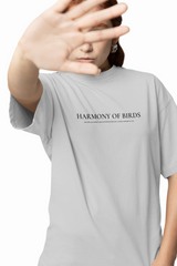 Harmony Of Bird Oversized T-Shirt
