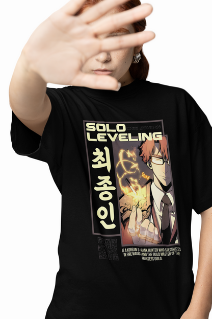 S Rank Hunter Oversized T-Shirts for Anime Streetwear Looks