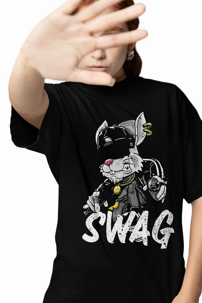 Bunny Swag Oversized T-Shirts | Trendy Streetwear Style