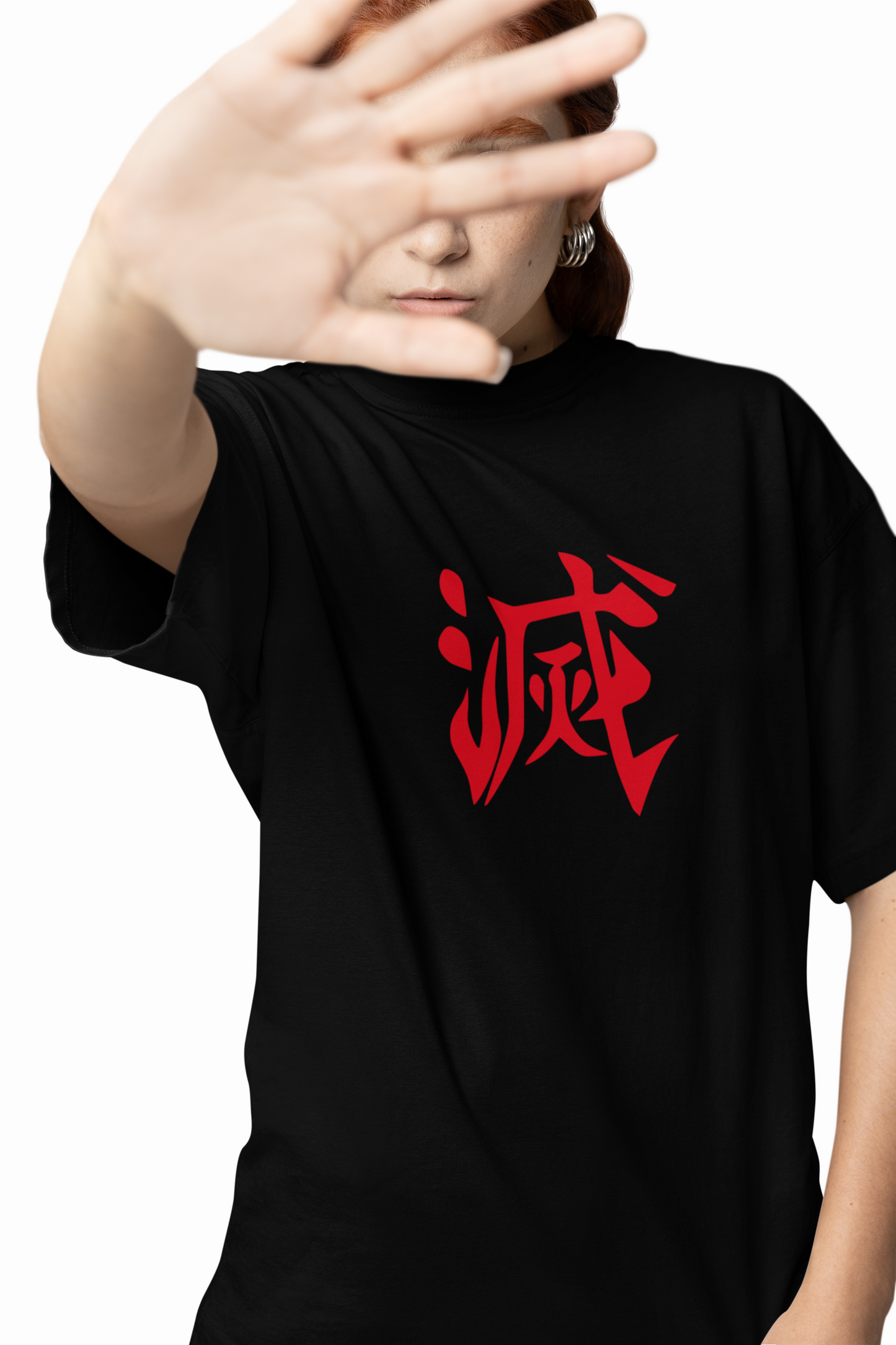 Power Moodes Black Oversized T-Shirts for Bold Streetwear Fit