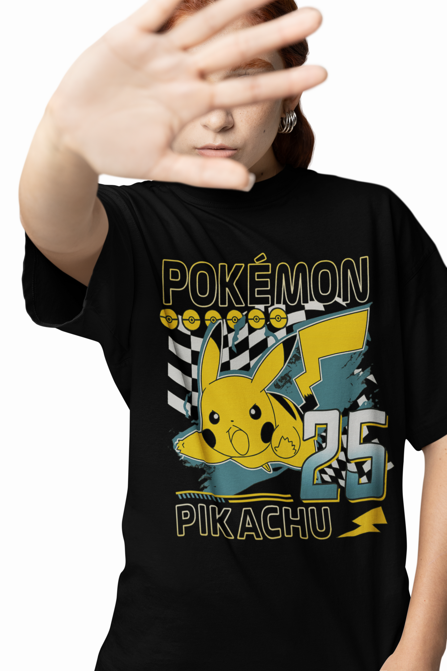Pikachu 25 Oversized T-Shirts – Iconic Anime Streetwear