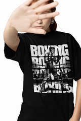 Boxing Man Oversized T-Shirts