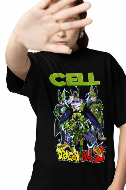 Cell Oversized T-Shirt Bold Graphic Streetwear Style Tee