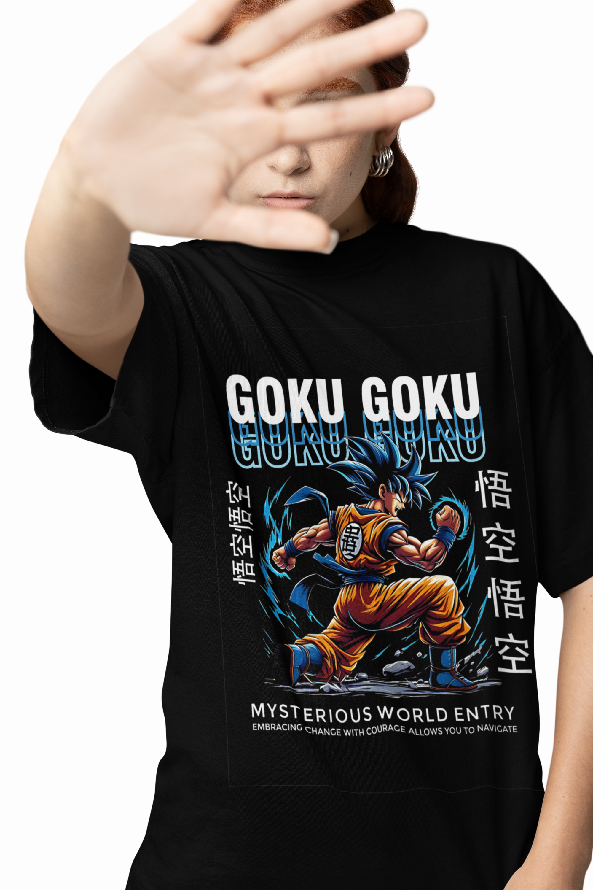 Goku Entry Oversized T-Shirts