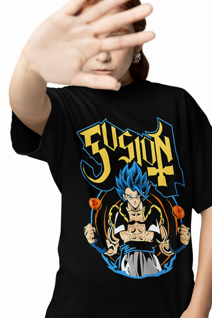 Gogeta Super Oversized T-Shirts Trendy Dragon Ball Style