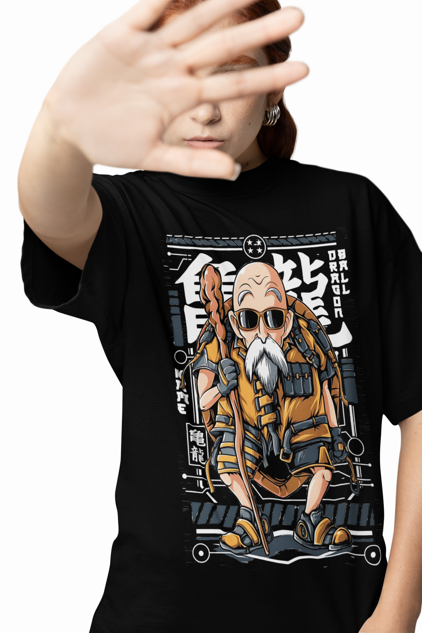 Master Roshi Oversized T-Shirts – Bold Anime Streetwear
