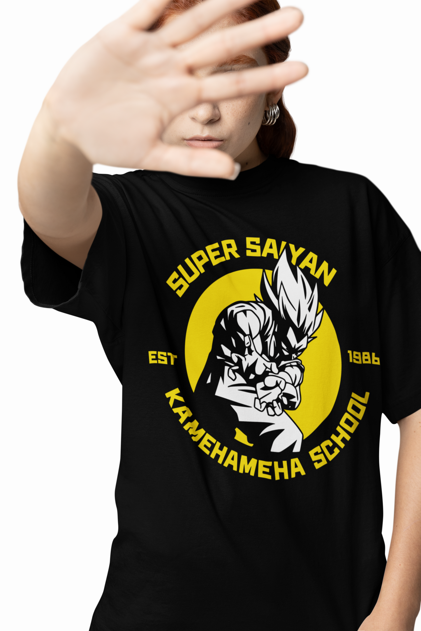 Super Saiyan Oversized T-Shirt Bold Anime Streetwear Styles