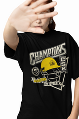 Champions Csk Oversized T-Shirts