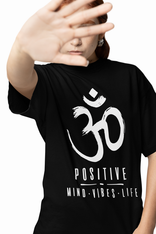 Om Positive Oversized T-Shirts