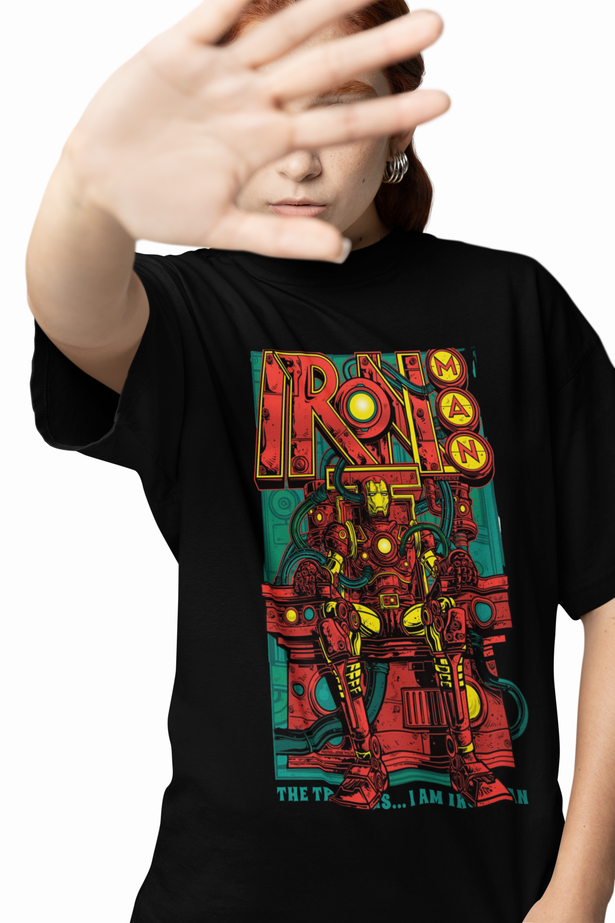 The Iron Man Oversized T-Shirts