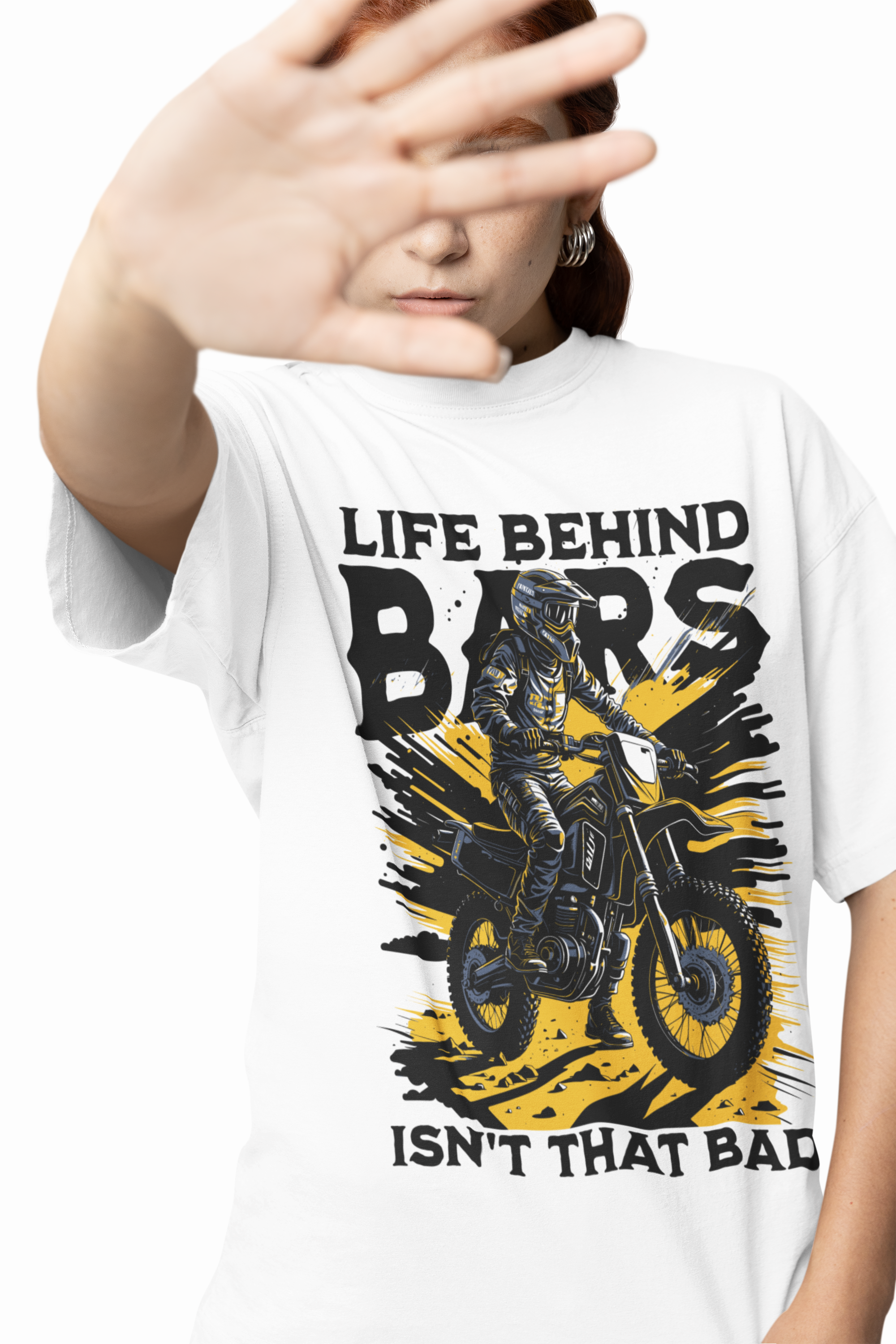 Behind Bars Oversized T-Shirts