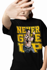 Never Give Up Oversized T-Shirts