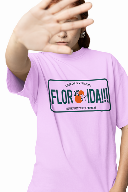Florida Graphic Oversized T-Shirt Relaxed Fit Casual Wear
